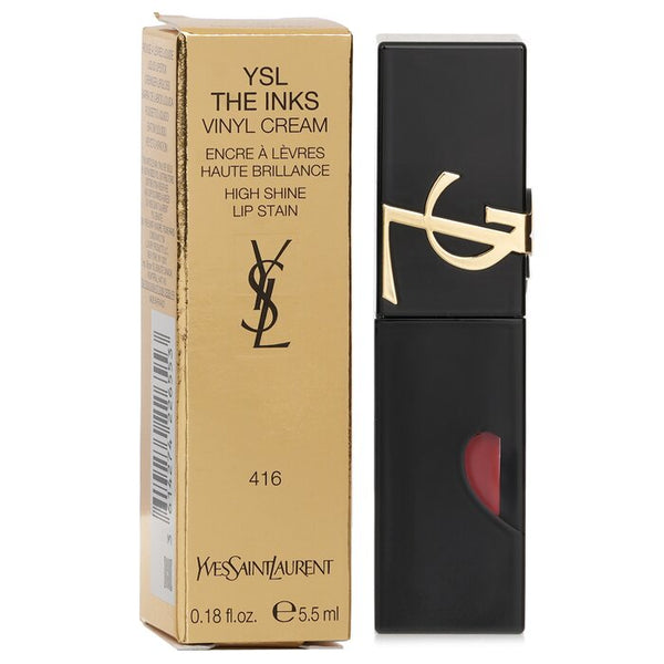 イヴサンローラン  The Inks Vinyl Cream High Shine Lip Stain - #416 Chili Provocation   5.5ml