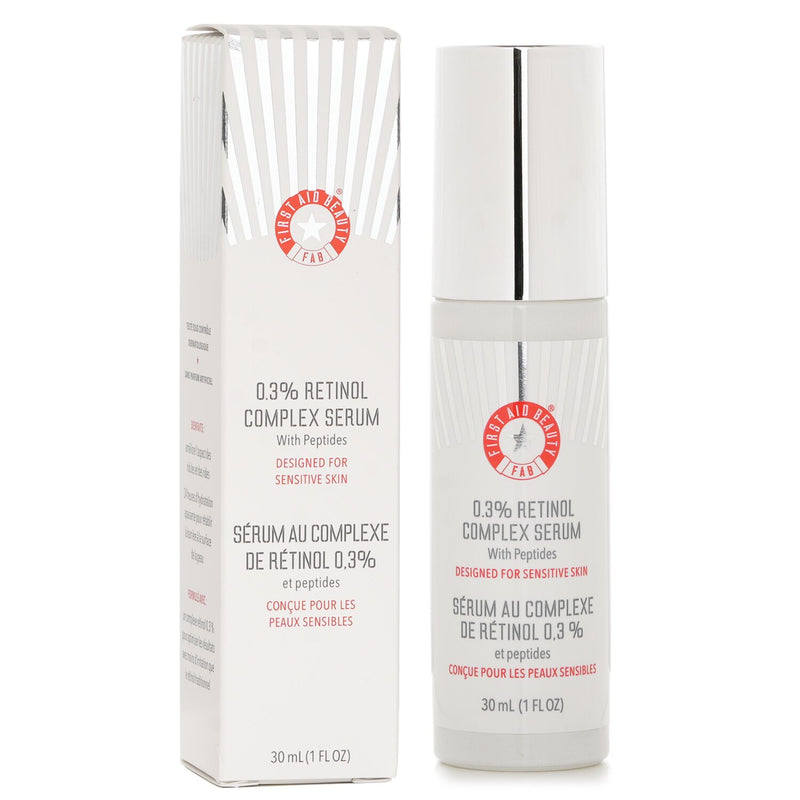 ファーストエイド ビューティ  0.3% Retinol Complex Serum with Peptides   30ml
