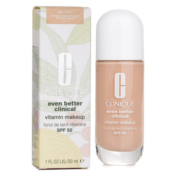 クリニーク  Even Better Clinical Vitamin MakeUp Foundation SPF 50 - # 2 Light Cool   30ml