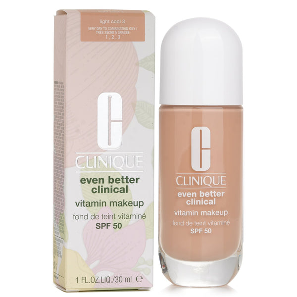 クリニーク  Even Better Clinical Vitamin MakeUp Foundation SPF 50 - # 3 Light Cool   30ml