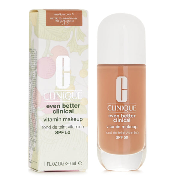 クリニーク  Even Better Clinical Vitamin MakeUp Foundation SPF 50 - # 3 Medium Cool   30ml