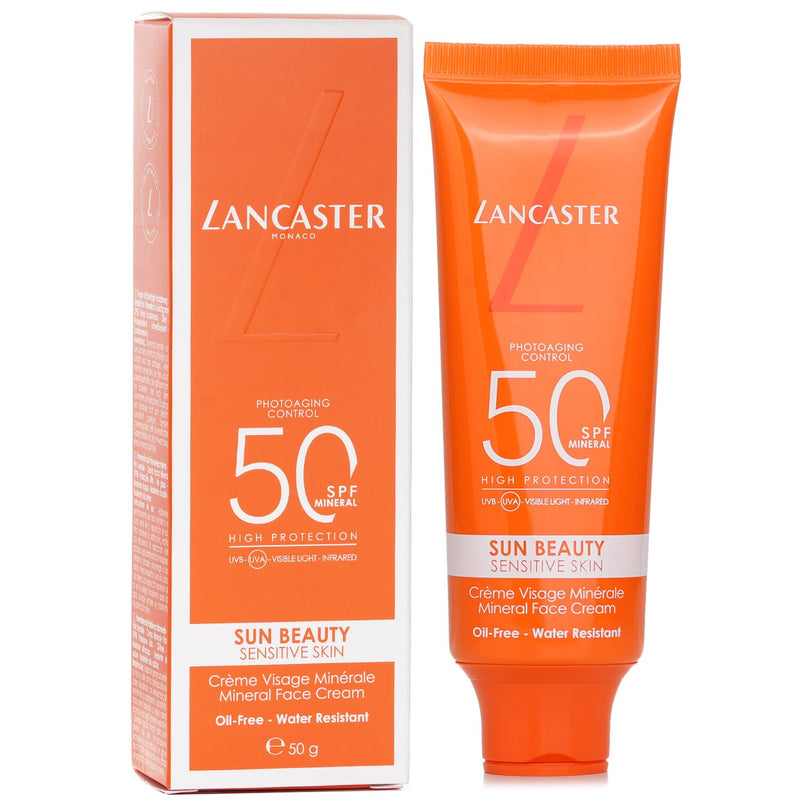 ランカスター  Sun Beauty Sensitive Skin Mineral Face Cream SPF 50   50g