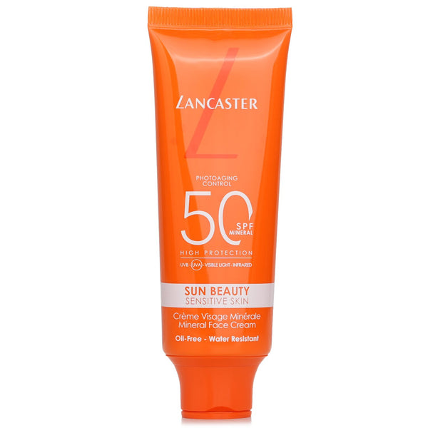 ランカスター  Sun Beauty Sensitive Skin Mineral Face Cream SPF 50   50g