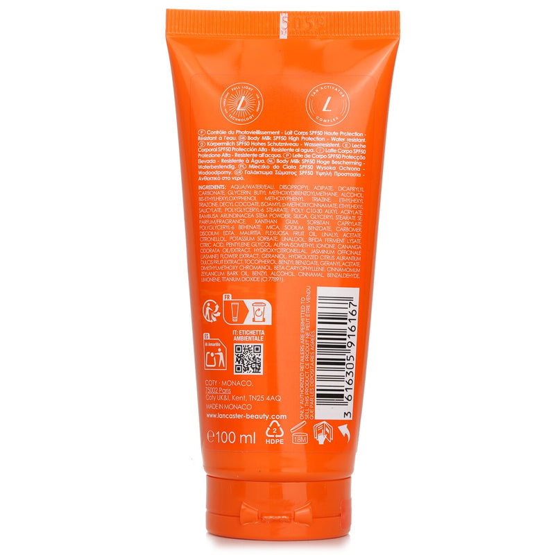 ランカスター  Sun Beauty Body Milk SPF 50   100ml
