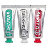 マービス  3 Flavours Box: 1xClassic Strong Mint Toothpaste+1xWhitening Mint Toothpaste+1xCinnamon Mint Toothpaste   3pcs
