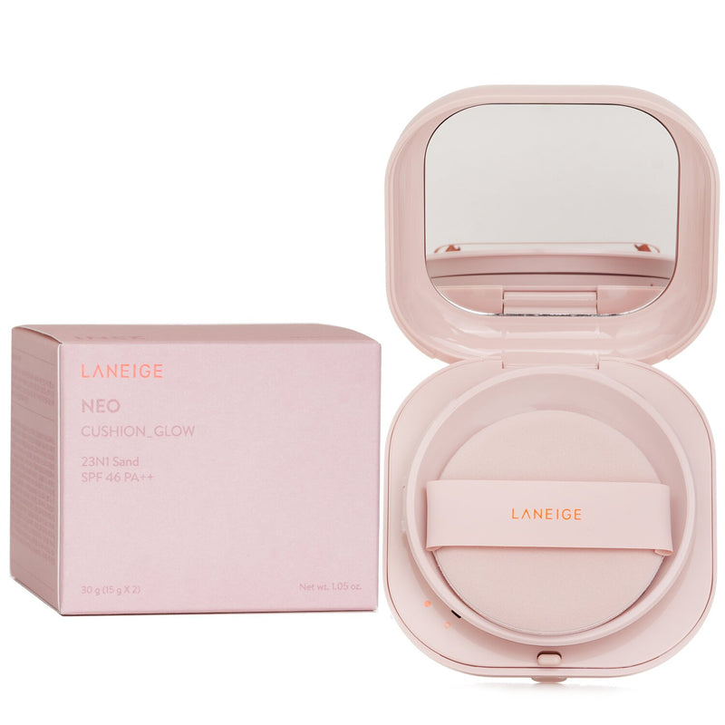 ラネージュ  Neo Cushion Glow SPF 46  - # No.21N1 Beige   30g(15g x 2)