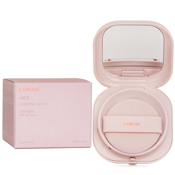 ラネージュ  Neo Cushion Glow SPF 46  PA++ - # No.23N1 Sand   30g(15g x 2)