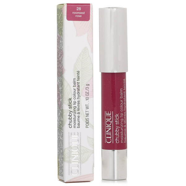 クリニーク  Chubby Stick Moisturizing Balm - # 28 Roomiest Rose   3g