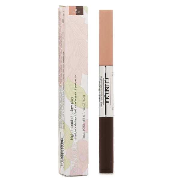 クリニーク  High Impact Shadow Play™ Shadow + Definer - # 04 Cafe Au Lait   1.9g
