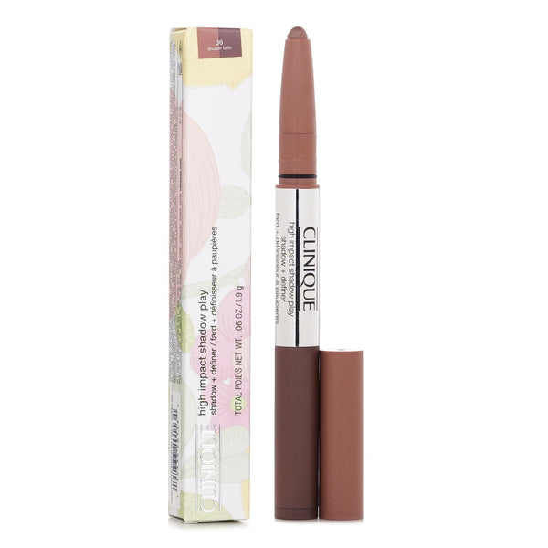 クリニーク  High Impact Shadow Play™ Shadow + Definer - # 06 Double Latte   1.9g