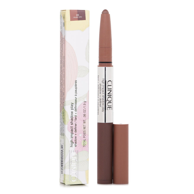 クリニーク  High Impact Shadow Play™ Shadow + Definer - # 06 Double Latte   1.9g