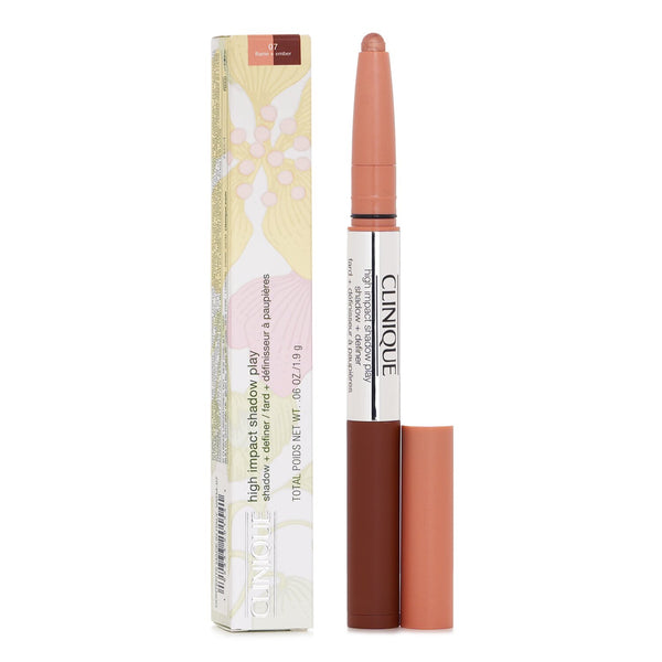 クリニーク  High Impact Shadow Play™ Shadow + Definer - # 07 Flame + Ember   1.9g