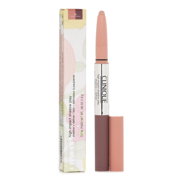 クリニーク  High Impact Shadow Play™ Shadow + Definer - # 08 Rose + Truffles   1.9g