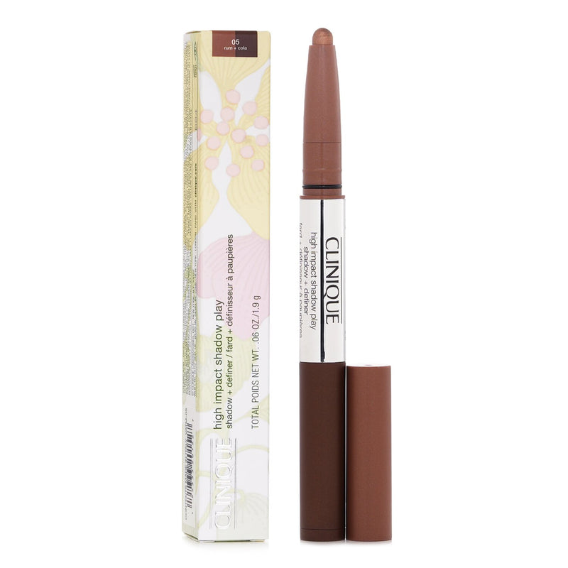クリニーク  High Impact Shadow Play™ Shadow + Definer - # 05 Rum + Cola   1.9g