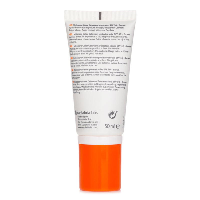 ヘリオケア バイ カンタブリアラボ  Heliocare 360 Color Gel Cream SPF 50 - # Brown   50ml