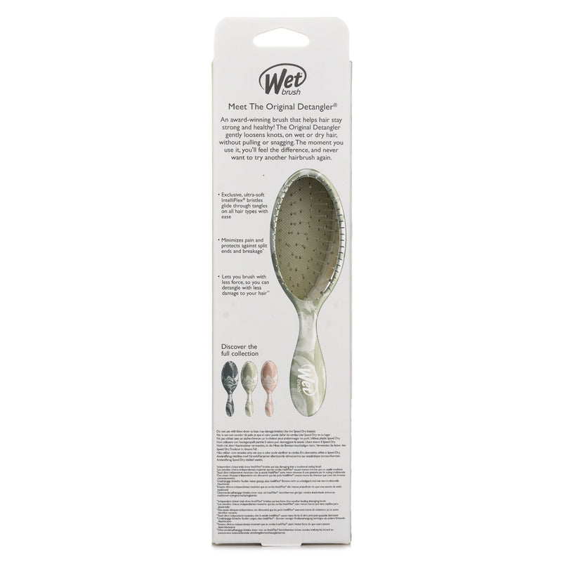 ウェットブラシ  Original Detangler Watercolor Waves Green Hair Brush   1pc