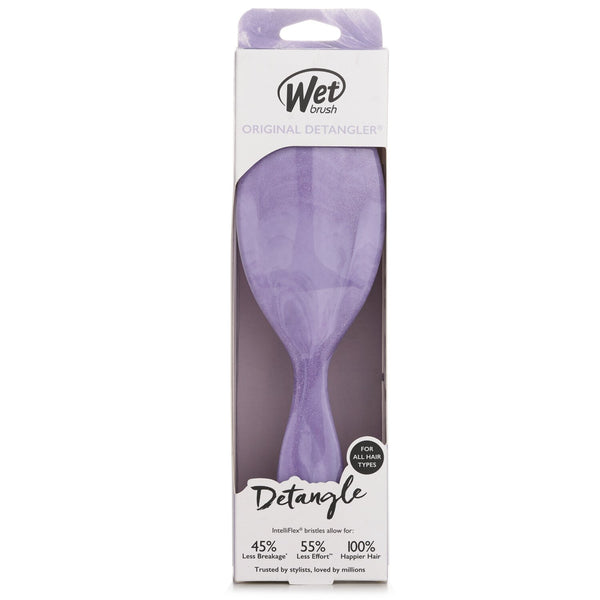 ウェットブラシ  Original Detangler Glitter Waves Purple Hair Brush   1pc