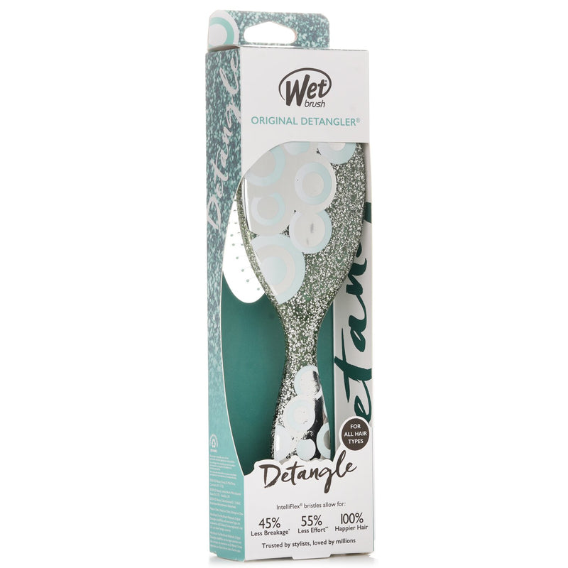 ウェットブラシ  Original Detangler Groovy Disco Teal Hair Brush   1pc