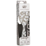 ウェットブラシ  Original Detangler Groovy Disco Silver Hair Brush   1pc
