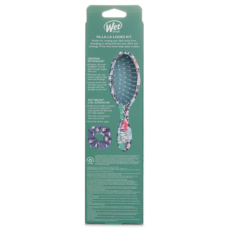 ウェットブラシ  Original Detangler Frosty + Scrunchie Hair Brush   1pc
