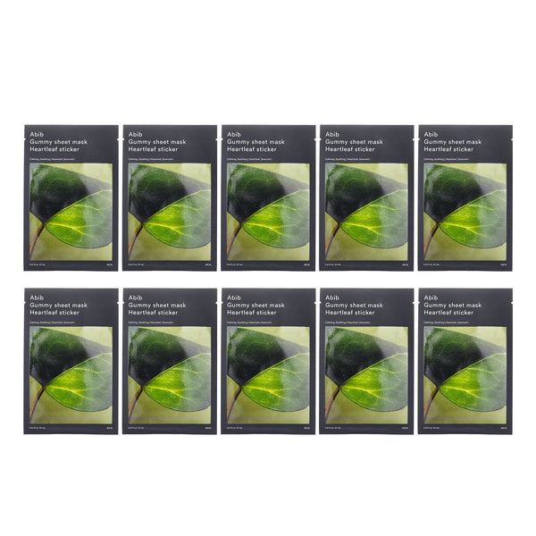 アビブ  Gummy Sheet Mask Heartleaf Sticker   27ml x 10pcs