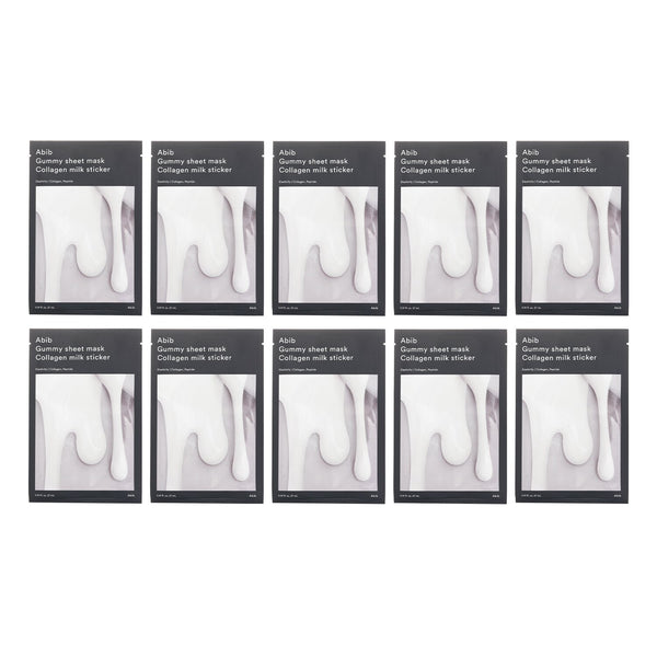 アビブ  Gummy Sheet Mask Collagen Milk Sticker   27ml x 10pcs