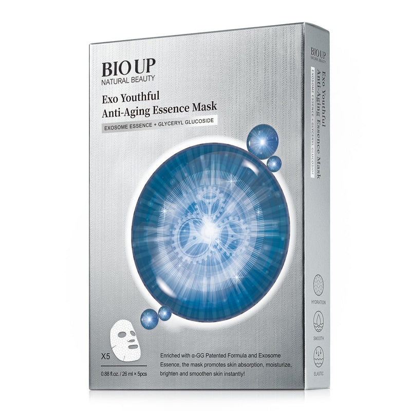 ナチュラル ビューティ  Bio Up Exo Youthful Anti-Aging Essence Mask   26ml x 5pcs