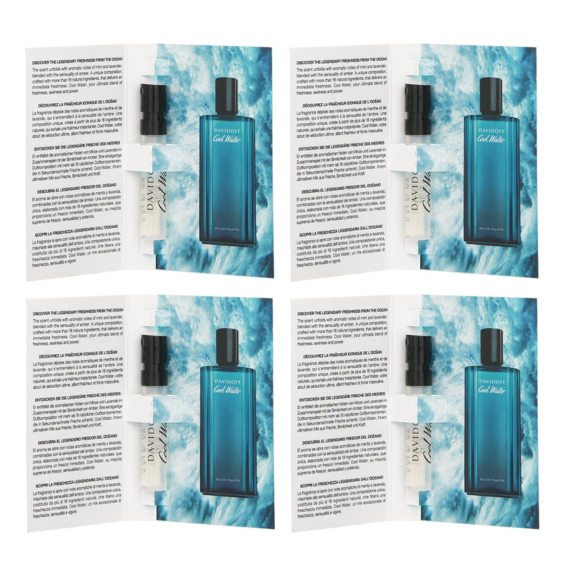ダビドフ  【Super Saver Pack】Cool Water Edt Spray (Miniature)   1.2ml/0.04oz x4