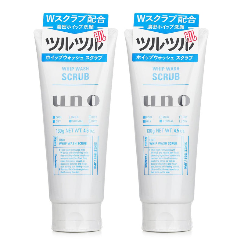 ウノ  【1+1 Set】Whip Wash Scrub   130g/4.5oz x2