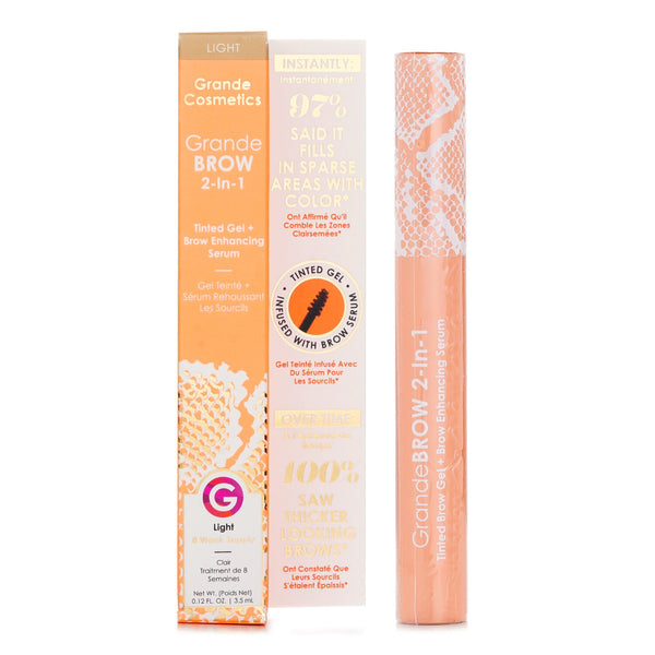 グランデコスメティクス (グランデラッシュ)  GrandeBROW 2 in 1 Tinted Brow Gel + Brow Enhancing Serum - # Light   3.5ml