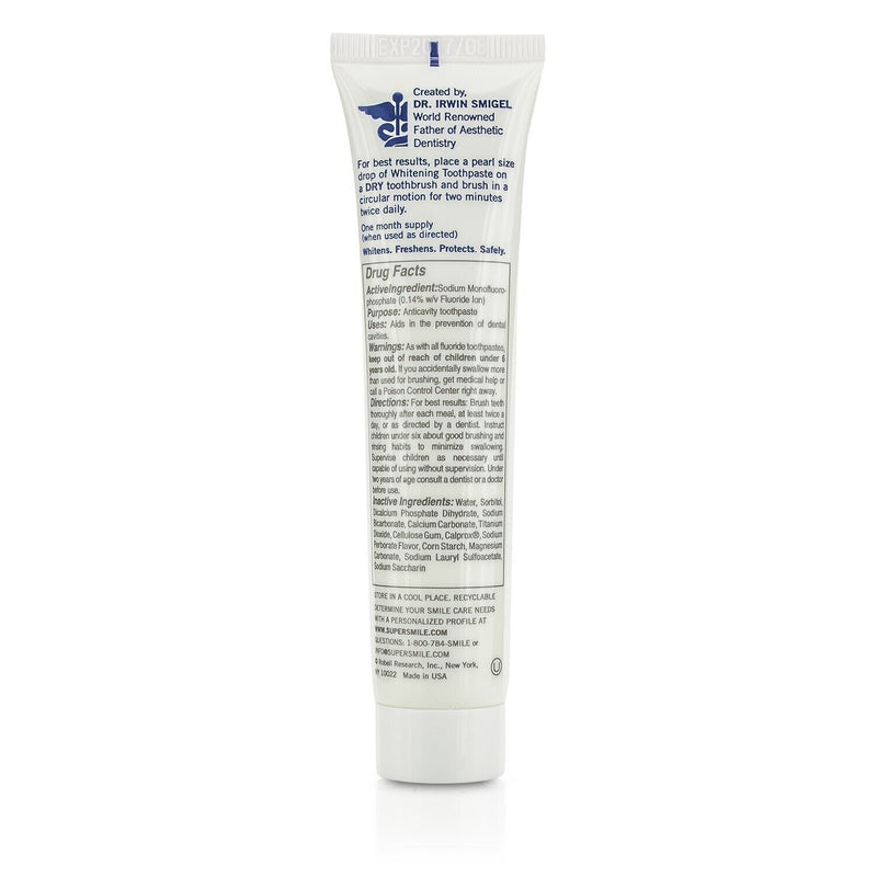 スーパースマイル  Professional Whitening Toothpaste - Original Mint (Box Slightly Damaged)   40g/1.4oz
