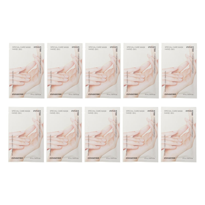 イニスフリー(Innisfree)  Special Care Mask Set Hand Travel Exclusive   20ml x 10sheets