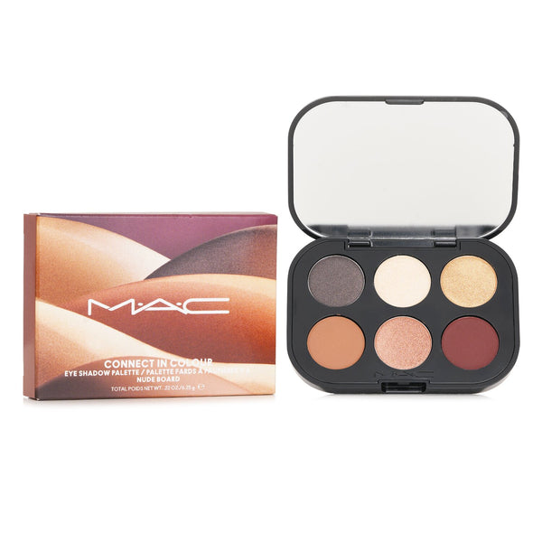マック  Connect In Colour Eyeshadow Palette X6 - # Nude Board   6.25g