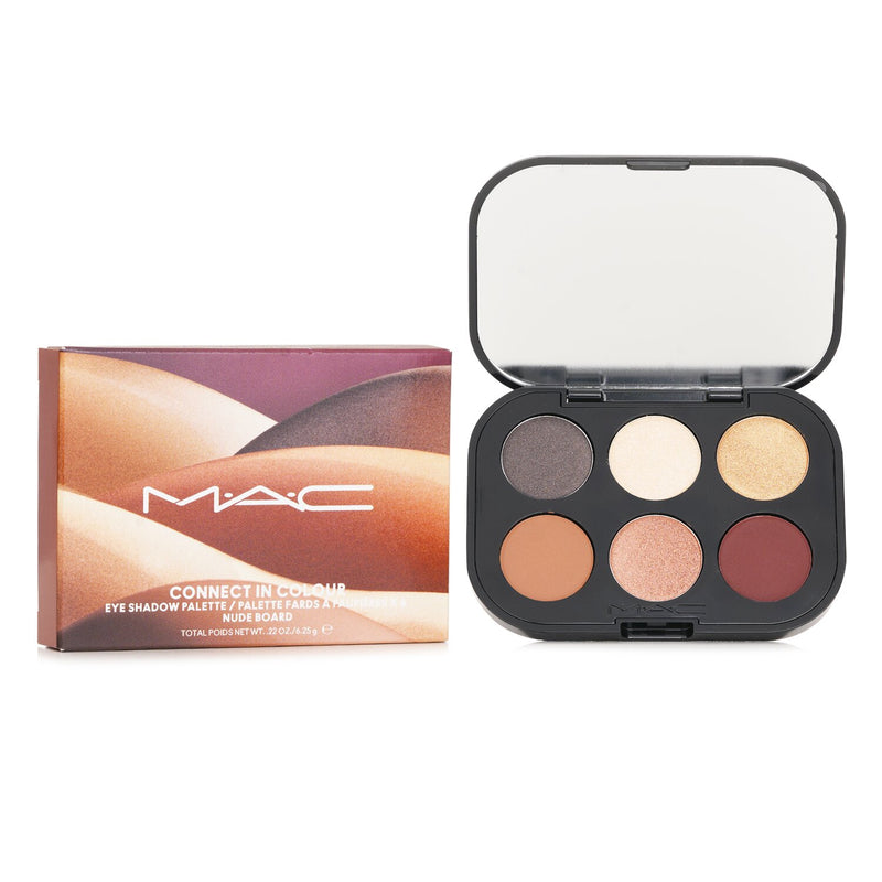 マック  Connect In Colour Eyeshadow Palette X6 - # Nude Board   6.25g