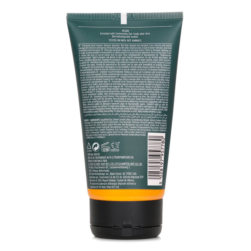 ザ ボディショップ  Guarana & Coffee Energising Cleanser for Men   150ml