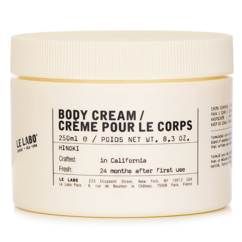 ル ラボ  Hinoki Body Cream   250ml