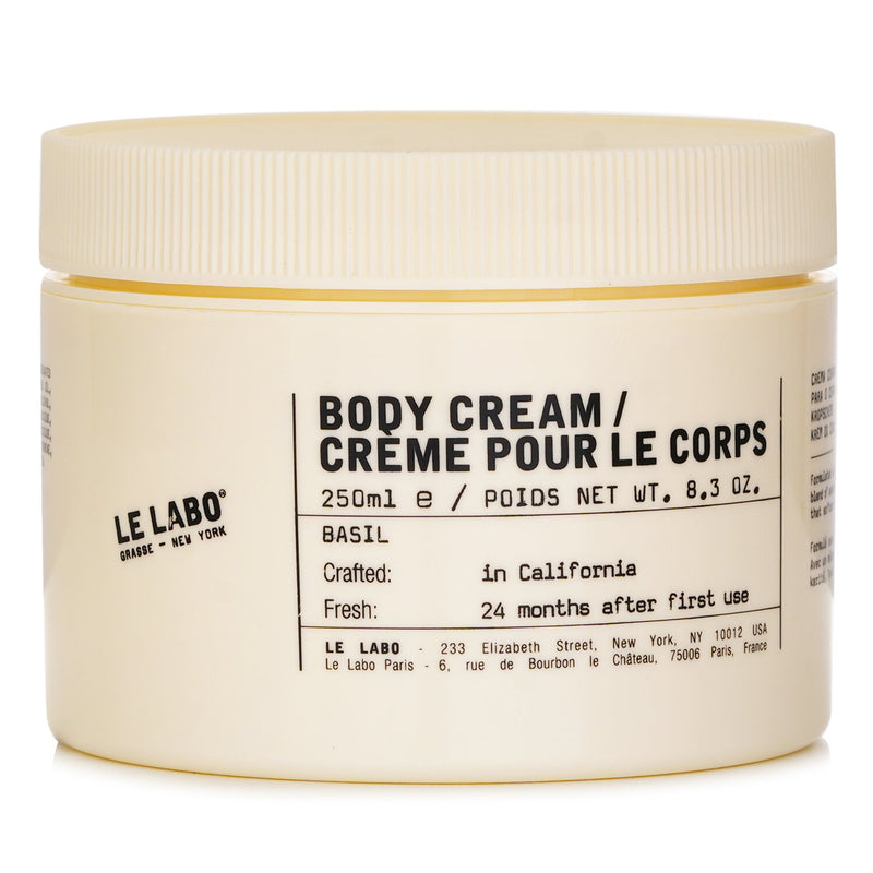 ル ラボ  Basil Body Cream   250ml