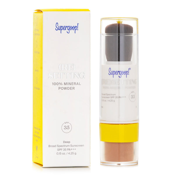 スーパーグープ  (Re)setting Mineral Powder SPF 35 - # Deep   4.25g