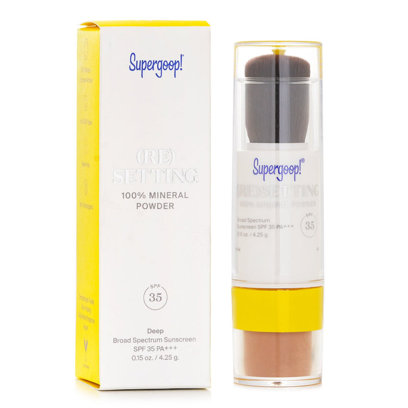 スーパーグープ  (Re)setting Mineral Powder SPF 35 - # Deep   4.25g