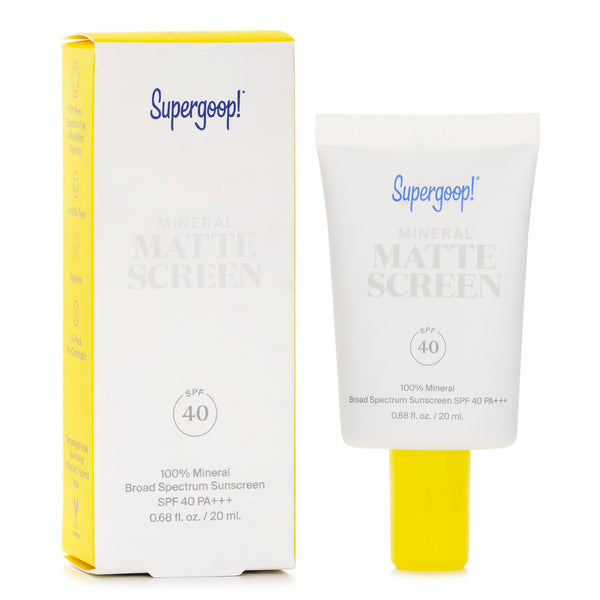 スーパーグープ  Mineral Mattescreen SPF 40   20ml