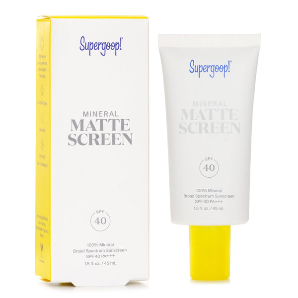 スーパーグープ  Mineral Mattescreen SPF 40   45ml
