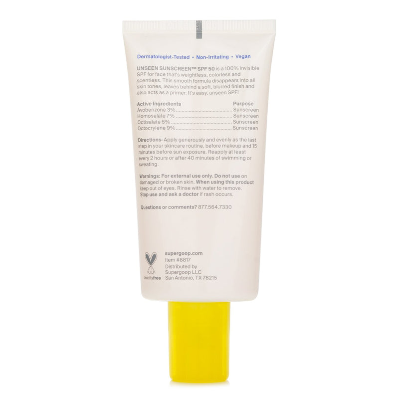 スーパーグープ  Unseen Sunscreen SPF 50   50ml