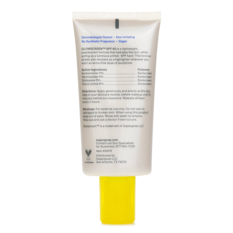 スーパーグープ  Glowscreen SPF 40 - # Golden Hour   50ml