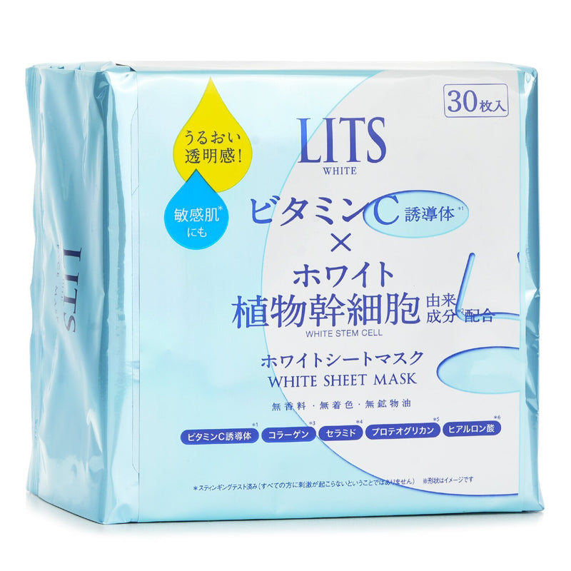 LITS  White Sheet Mask   30sheets