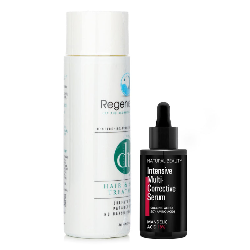 レジンピュア  Regenepure Dr Hair & Scalp Treatment 224ml X Natural Beauty Intensive Multi-Corrective Serum - Mandelic Acid 18% (Exp Date: 12/2025) 35ml   2pcs