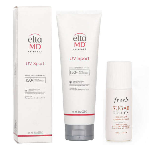 フレッシュ  Fresh Sugar Roll-On Deodorant 75ml X EltaMD UV Sport Broad Spectrum SPF 50 226g   2pcs