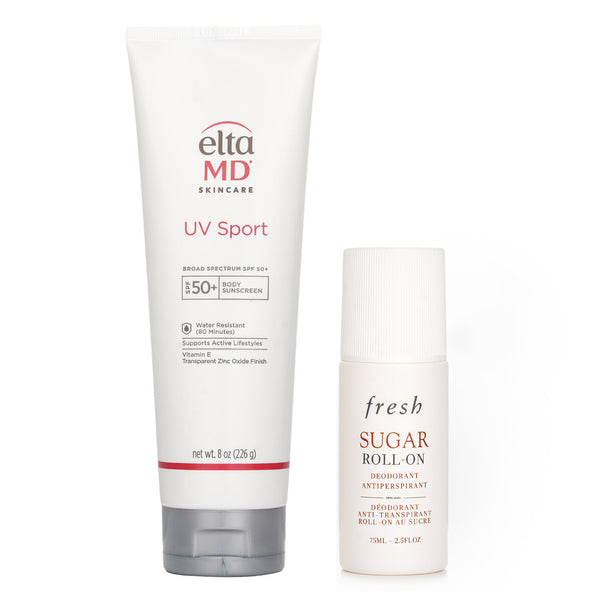 フレッシュ  Fresh Sugar Roll-On Deodorant 75ml X EltaMD UV Sport Broad Spectrum SPF 50 226g   2pcs