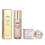 資生堂  Shiseido Benefiance Wrinkle Smoothing Eye Cream 15ml X Ottie Gold Prestige Resilience Energetic Essence 50ml   2pcs