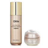資生堂  Shiseido Benefiance Wrinkle Smoothing Eye Cream 15ml X Ottie Gold Prestige Resilience Energetic Essence 50ml   2pcs