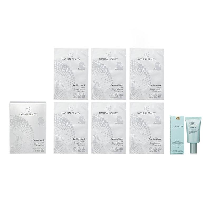 エスティ ローダー  Estee Lauder DayWear Sheer Tint Release Advanced Multi-Protection Anti-Oxidant Moisturizer SPF 15 50ml X Natural Beauty r-PGA Deep Hydration Moisturizing Cushion Mask (Exp Date: 01/2026) 6x 20ml   2pcs